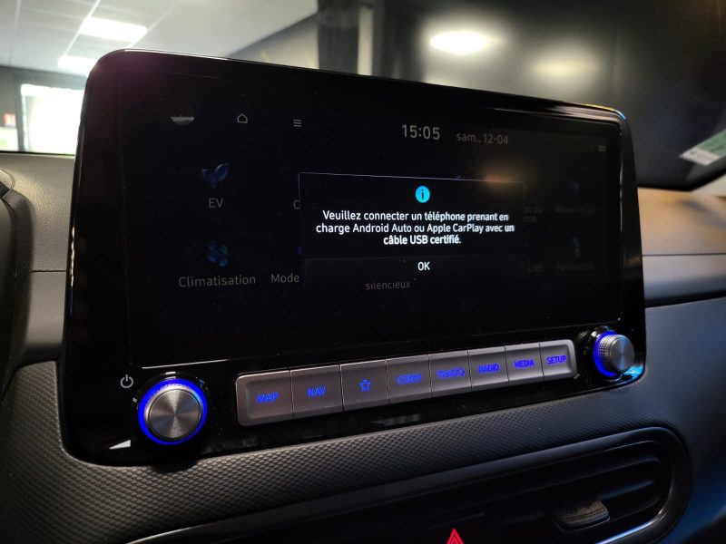 HYUNDAI KONA ELECTRIC FL 64KWH EXECUTIVE / POMPE A CHALEUR / PREMIERE MAIN / FAIBLE KILOMETRAGE / SU