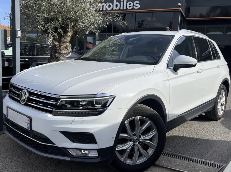 VOLKSWAGEN TIGUAN II CARAT 2.0 TDI 150 Cv 1ERE MAIN / TOIT OUVRANT APPLE & ANDROID - GARANTIE 1 AN