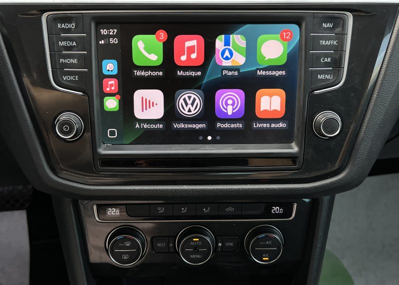 VOLKSWAGEN TIGUAN II CARAT 2.0 TDI 150 Cv 1ERE MAIN / TOIT OUVRANT APPLE & ANDROID - GARANTIE 1 AN