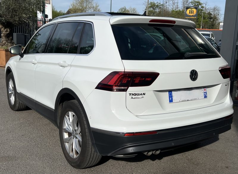VOLKSWAGEN TIGUAN II CARAT 2.0 TDI 150 Cv 1ERE MAIN / TOIT OUVRANT APPLE & ANDROID - GARANTIE 1 AN