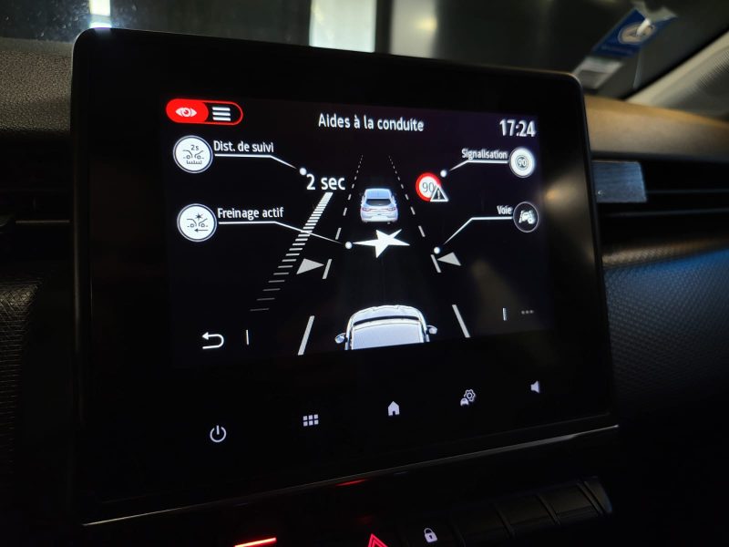 RENAULT CLIO V 1.0 TCe 100cv ZEN / 2EME MAIN / CARPLAY / ENTRETIEN COMPLET / AVERTISSEUR DE LIGNE BL