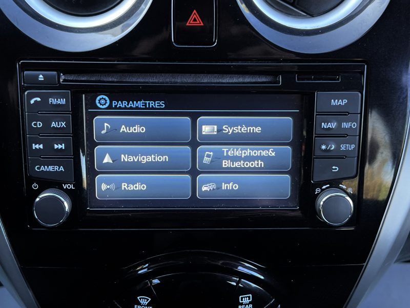 NISSAN NOTE PHASE 2 CONNECT EDITION 1.2 98 Cv 1ERE MAIN / CAMERA 360 GPS BLUETOOTH - GARANTIE 1 AN