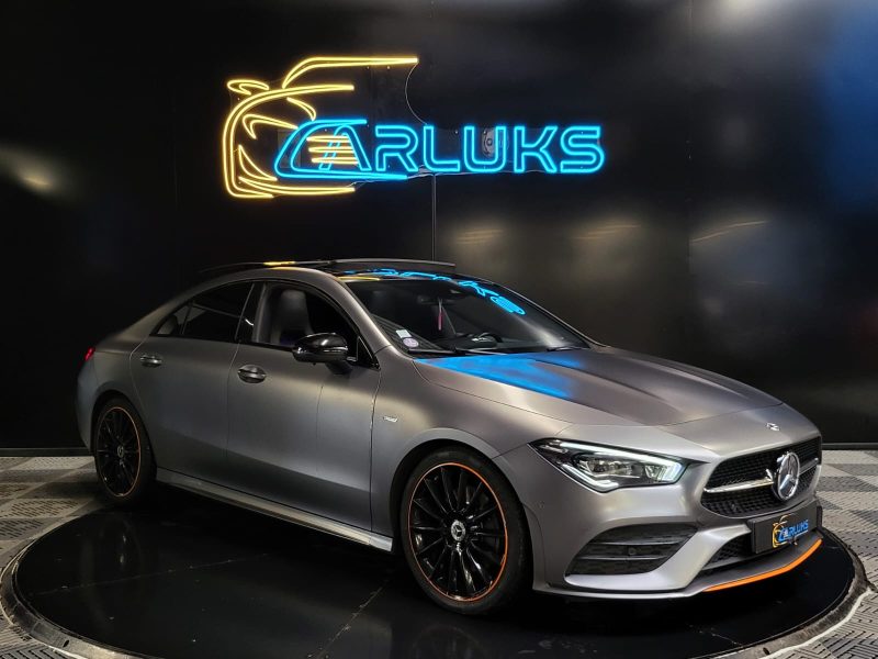 MERCEDES CLASSE CLA 200 7G-DCT 163cv EDITION ONE ORANGE ART / SUIVI MERCEDES / TOIT OUVRANT 