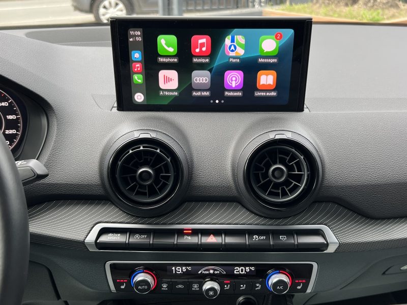 AUDI Q2 DESIGN LUXE 1.4 TFSI 150 COD 1ERE MAIN BVA7 VIRTUAL COCKPIT APPLE & ANDROID - GARANTIE 1 AN