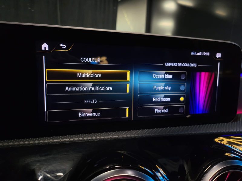  MERCEDES CLASSE A BERLINE 220d 190cv 2.0 AMG LINE 8G-DCT / TOIT OUVRANT + JANTES 19 ' + PARK ASSIST