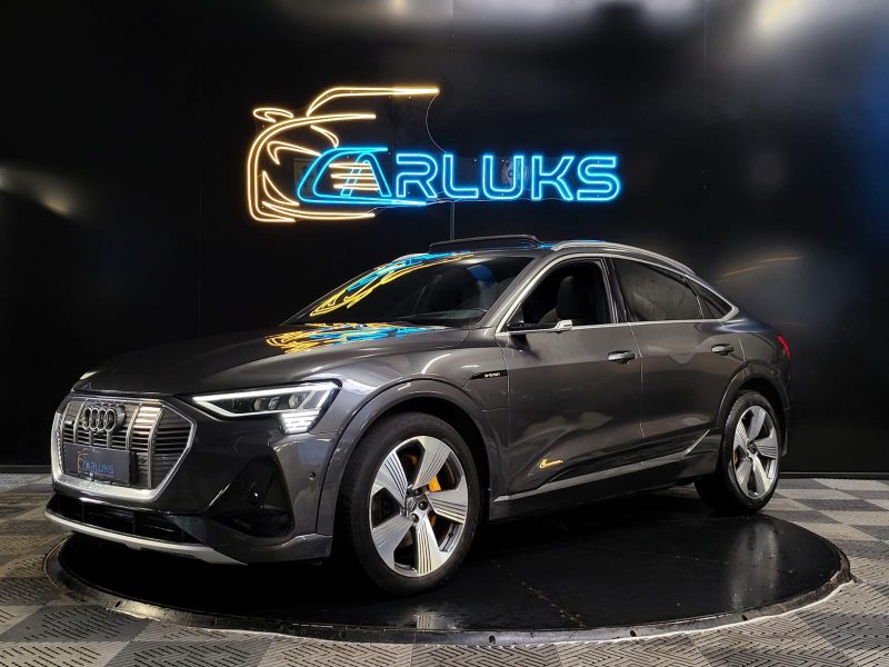 AUDI E-TRON 50 313cv  QUATTRO SPORTBACK S-LINE TOIT OUVRANT / B&O / 360° / CUIR DIAMANT ELECT 