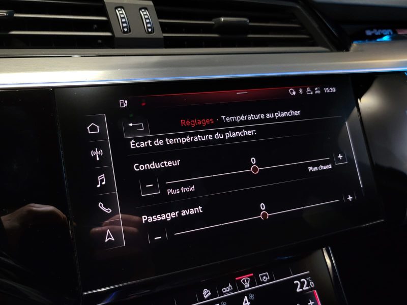 AUDI E-TRON 50 313cv  QUATTRO SPORTBACK S-LINE TOIT OUVRANT / B&O / 360° / CUIR DIAMANT ELECT 