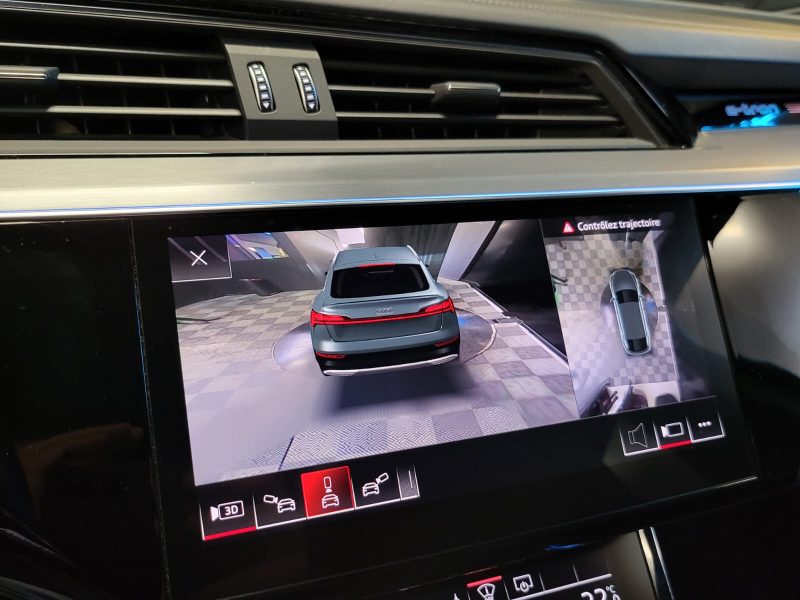 AUDI E-TRON 50 313cv  QUATTRO SPORTBACK S-LINE TOIT OUVRANT / B&O / 360° / CUIR DIAMANT ELECT 