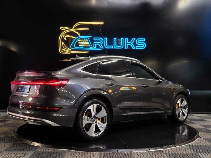AUDI E-TRON 50 313cv  QUATTRO SPORTBACK S-LINE TOIT OUVRANT / B&O / 360° / CUIR DIAMANT ELECT 