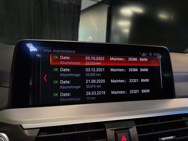 BMW X3 20d xDrive 190cv LUXURY / TOIT OUVRANT / SIEGES ELECTRIQUES / CAMERA 360° / CARPLAY / AFFICHA