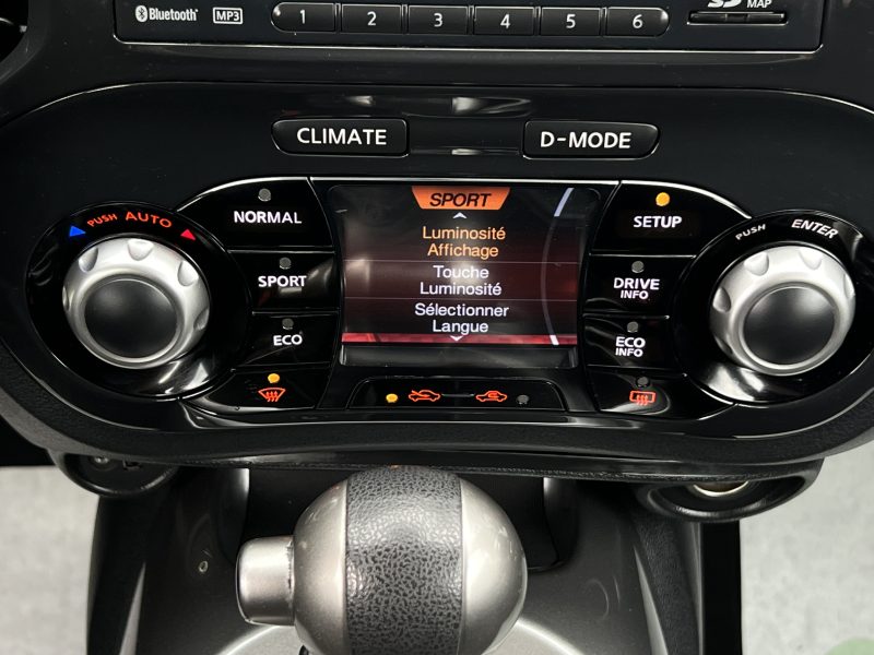 NISSAN JUKE 1.6 117 Cv BOITE AUTOMATIQUE GPS CAMERA RECUL BLUETOOTH CRIT AIR 1 - GARANTIE 1 AN
