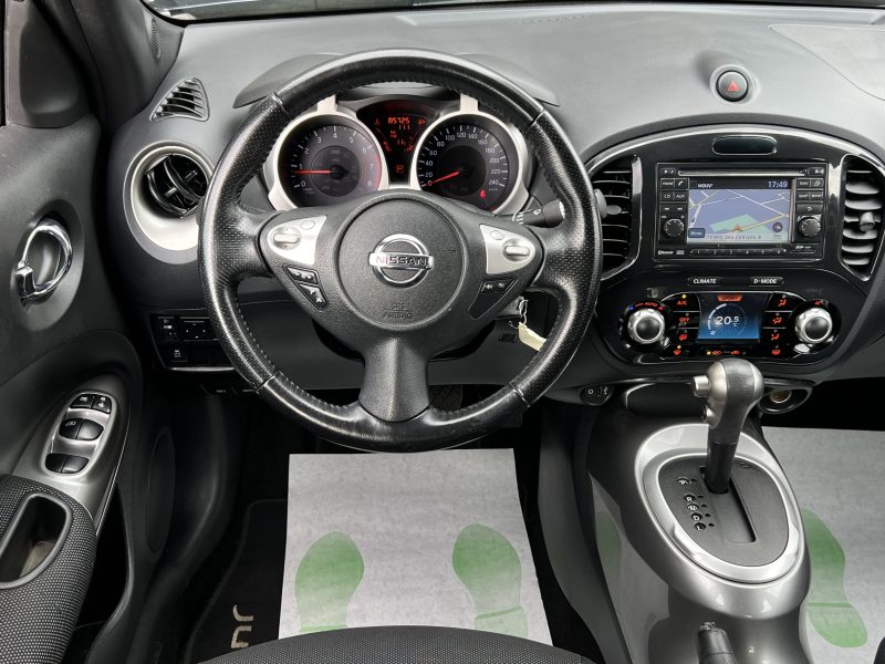 NISSAN JUKE 1.6 117 Cv BOITE AUTOMATIQUE GPS CAMERA RECUL BLUETOOTH CRIT AIR 1 - GARANTIE 1 AN