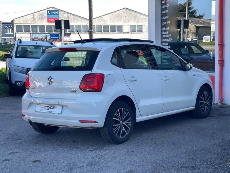 VOLKSWAGEN POLO V 5 portes Phase 2 1.2 TSI 16V MATCH BlueMotion DSG7 90 ch GARANTIE 6 MOIS