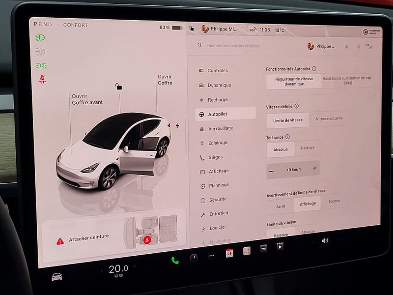 TESLA MODEL Y 300cv Standard Propulsion Boîte Auto 1ère Main