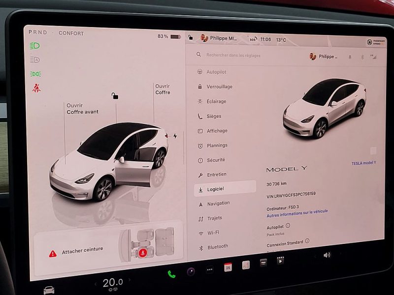 TESLA MODEL Y 300cv Standard Propulsion Boîte Auto 1ère Main