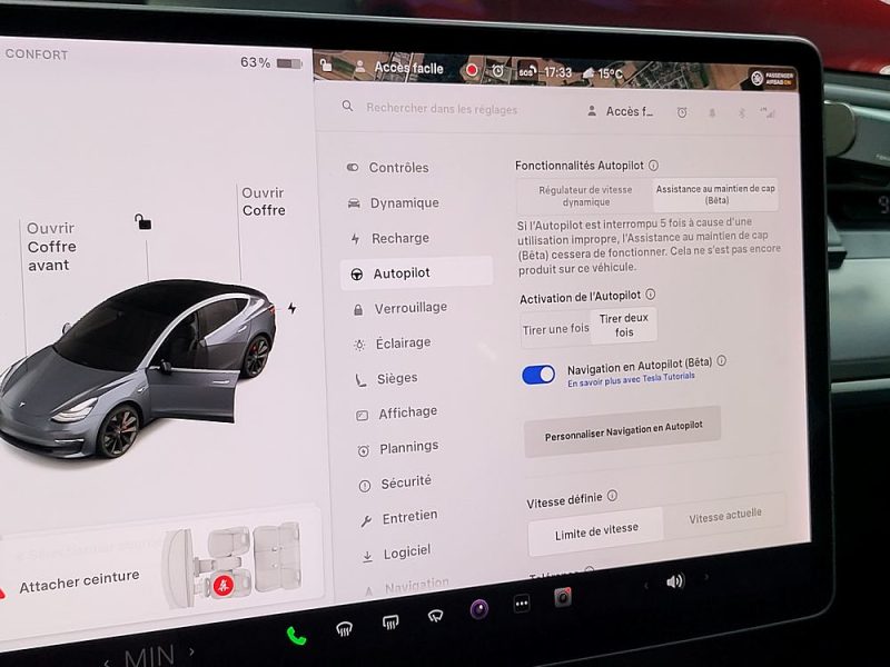 TESLA MODEL 3 465cv Performance Grande Autonomie AWD Boîte Auto
