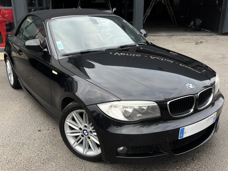 BMW SERIE 1 E88 CABRIOLET PACK M SPORT 118 D 2.0 143 Cv 87 600 Kms - GARANTIE 1 AN