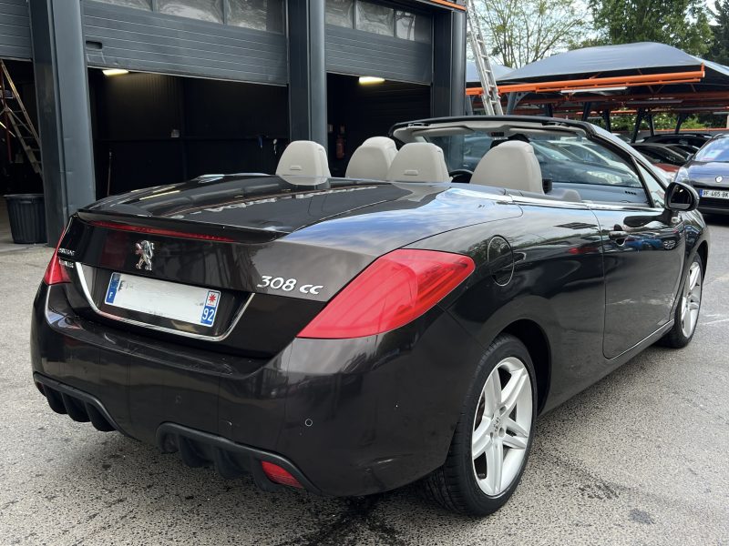 PEUGEOT 308 CC FELINE 1.6 THP 156 BOITE AUTOMATIQUE CUIR GPS 59 100 Kms CRIT AIR 1 - GARANTIE 1 AN