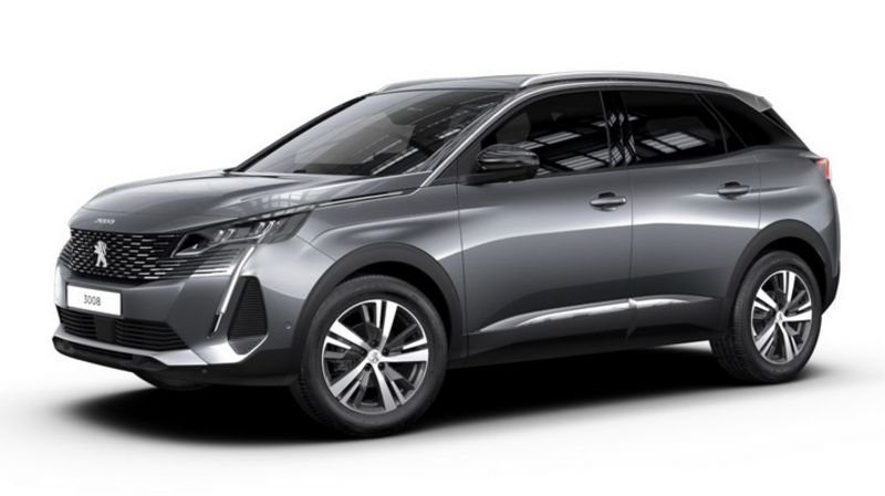 Peugeot 3008 Hybrid 136 e-dcs6 allure pack + hayon mains libres + angles morts