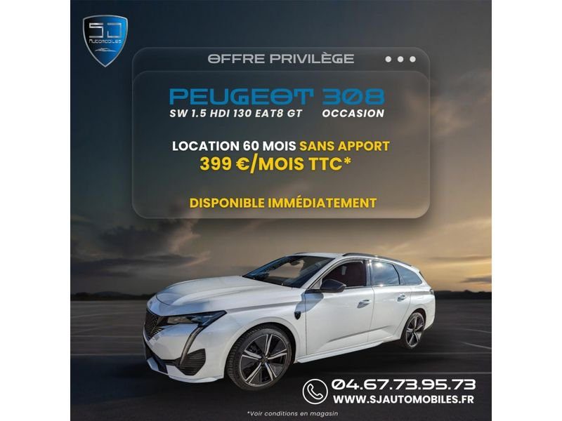 Peugeot 308 SW 1.5 HDI 130 - BV EAT8 III BREAK GT
