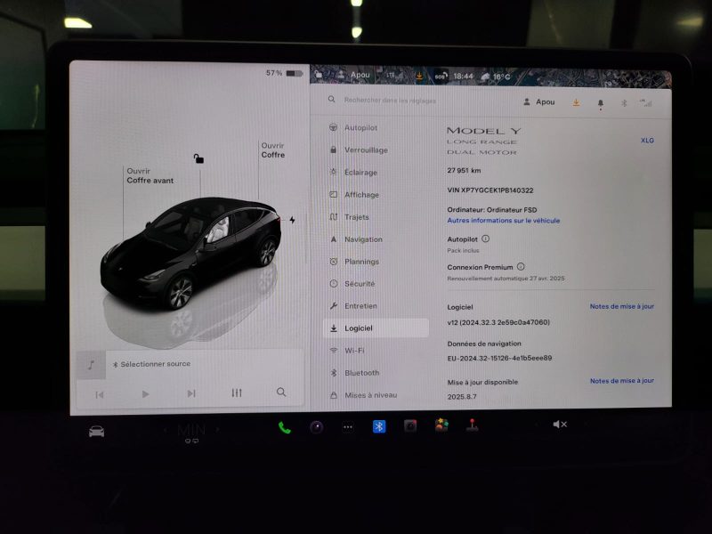 TESLA MODEL Y Long Range Dual Motor AWD 514cv PERFORMANCE / VOLANT CHAUFFANT / SIEGES CHAUFFANTS AV 