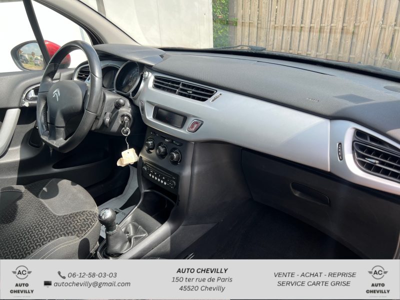 CITROEN C3 1.4i 75 ch Clim/Régulateur/Toit Zenith/Rappel Airbag OK