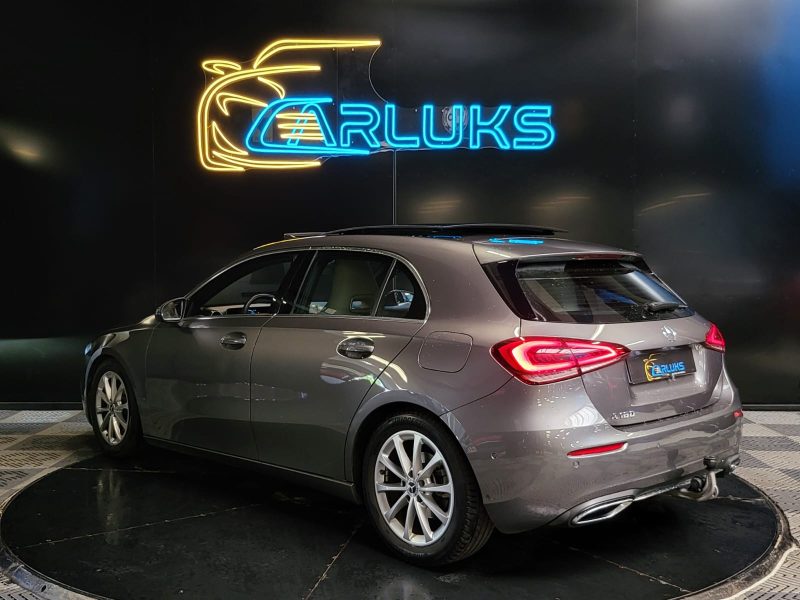 MERCEDES CLASSE A 180 136cv PROGRESSIVE LINE / TOIT OUVRANT + ATTELAGE + CUIR BLANC /