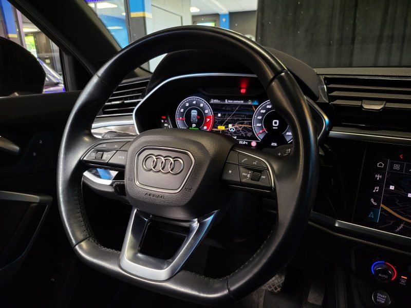 AUDI Q3 35 TFSI 150cv S LINE / SUIVI AUDI / CARPLAY SANS FIL / VIRTUAL COCKPIT / LUMIERE D'AMBIANCE 