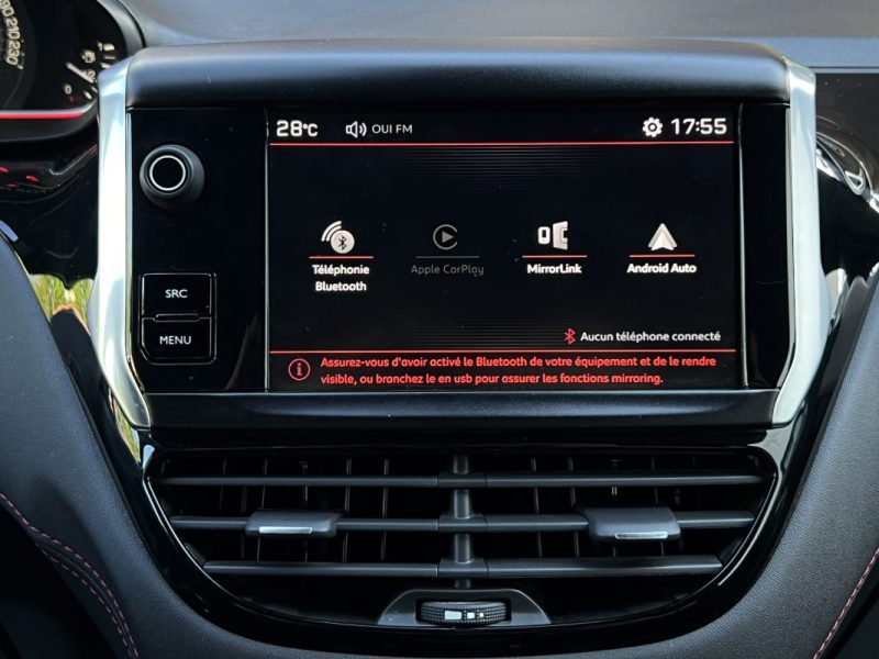 PEUGEOT 208 GTI PHASE 2 1.6 THP 208 APPLE CARPLAY & ANDROID CAMERA RECUL TOIT PANO - GARANTIE 1 AN