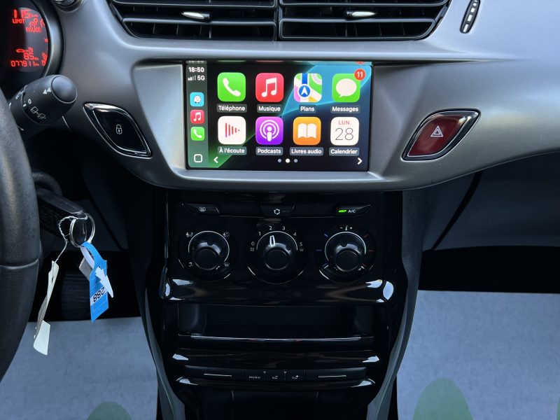 CITROEN C3 II PHASE 2 1.2 82 Cv APPLE CARPLAY REGULATEUR / ECRAN TACTILE CRIT AIR 1 - GARANTIE 1 AN