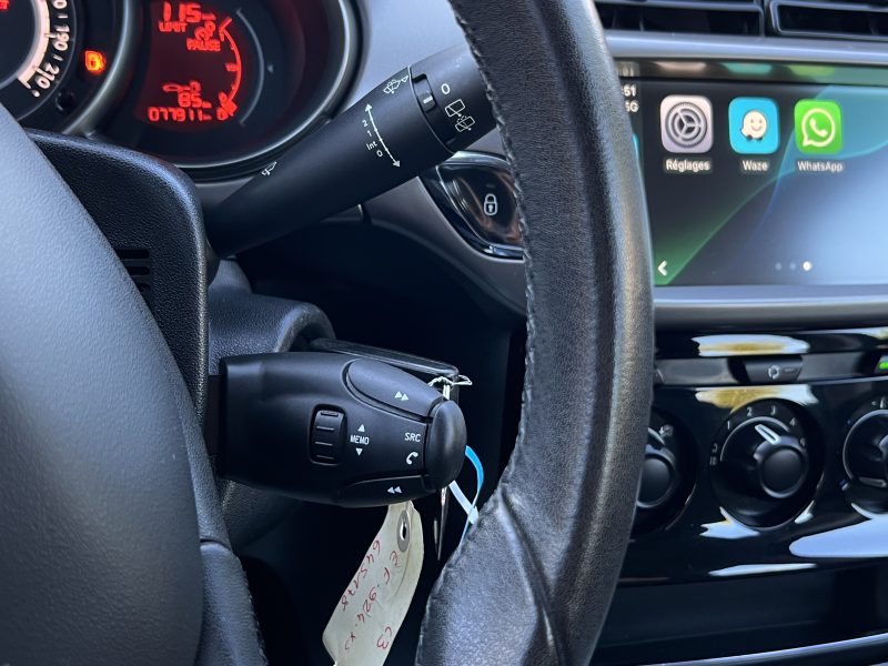 CITROEN C3 II PHASE 2 1.2 82 Cv APPLE CARPLAY REGULATEUR / ECRAN TACTILE CRIT AIR 1 - GARANTIE 1 AN