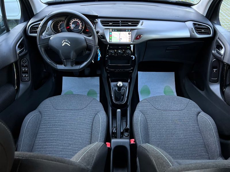 CITROEN C3 II PHASE 2 1.2 82 Cv APPLE CARPLAY REGULATEUR / ECRAN TACTILE CRIT AIR 1 - GARANTIE 1 AN