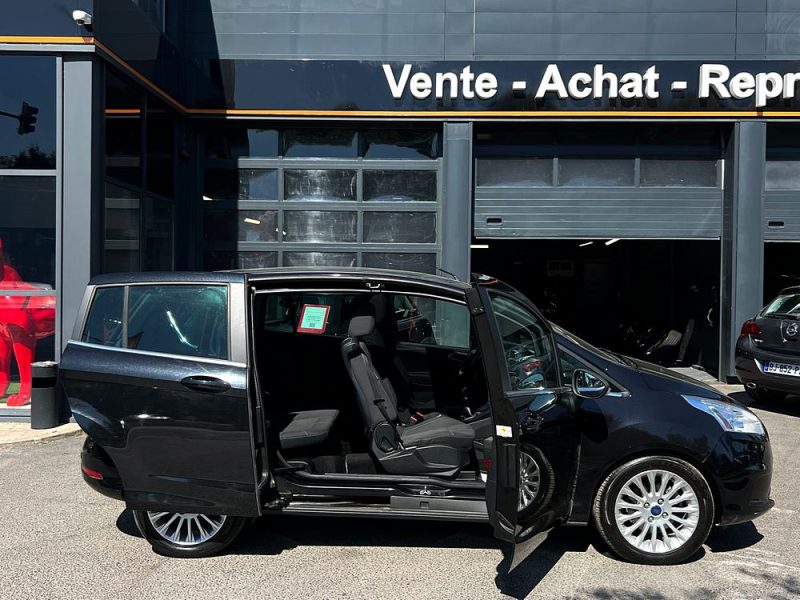 FORD B-MAX TITANIUM 1.0 ECOBOOST 125 Cv TOIT PANO PORTES COULISSANTES CRIT AIR 1 - GARANTIE 1 AN