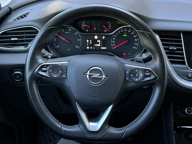 OPEL GRANDLAND X ELEGANCE 1.6 HYBRID 225 Cv APPLE CARPLAY 1 ANDROID CAMERA CRIT AIR 1 - GARANTIE 1 A