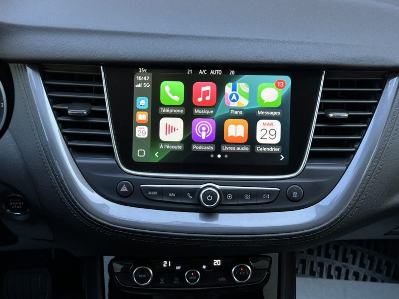 OPEL GRANDLAND X ELEGANCE 1.6 HYBRID 225 Cv APPLE CARPLAY 1 ANDROID CAMERA CRIT AIR 1 - GARANTIE 1 A