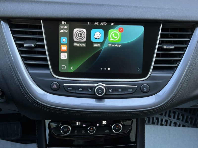 OPEL GRANDLAND X ELEGANCE 1.6 HYBRID 225 Cv APPLE CARPLAY 1 ANDROID CAMERA CRIT AIR 1 - GARANTIE 1 A