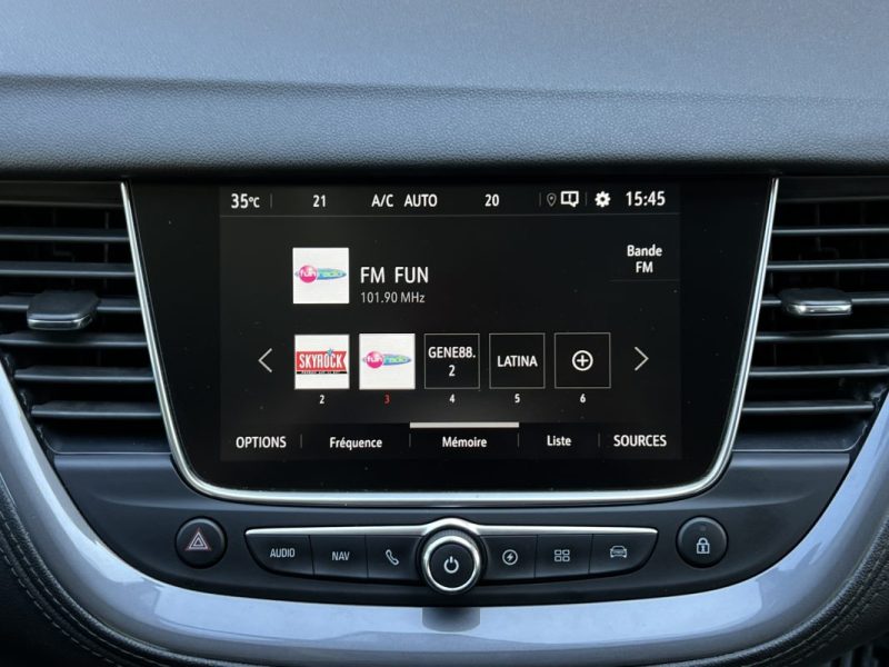 OPEL GRANDLAND X ELEGANCE 1.6 HYBRID 225 Cv APPLE CARPLAY 1 ANDROID CAMERA CRIT AIR 1 - GARANTIE 1 A