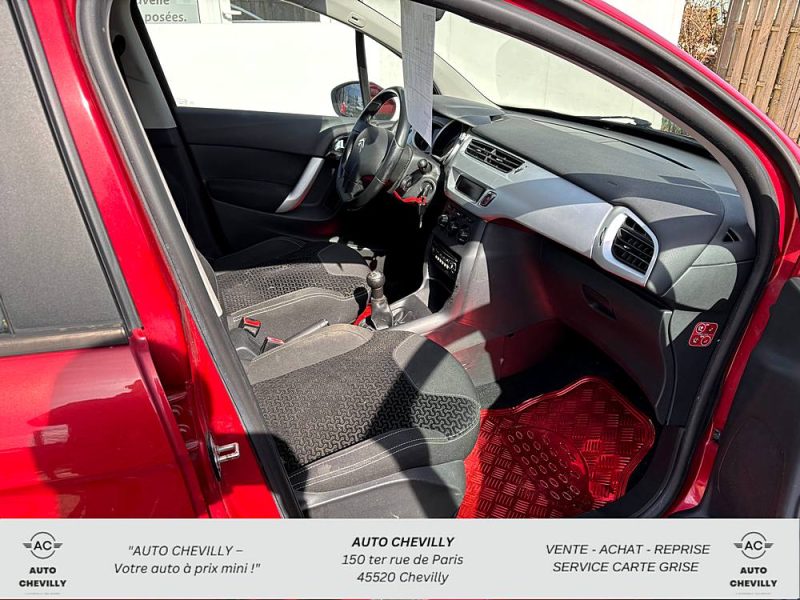 CITROEN C3 1.4 VTi 95 Confort/Clim/Régulateur/Rappel Airbag OK