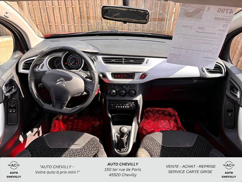 CITROEN C3 1.4 VTi 95 Confort/Clim/Régulateur/Rappel Airbag OK