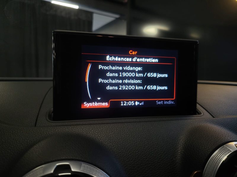 AUDI A3 SPORTBACK 2.0 TDi QUATTRO 184cv S LINE / 2EME MAIN / ENTRETIEN COMPLET / AIDE AU PARKING AR 