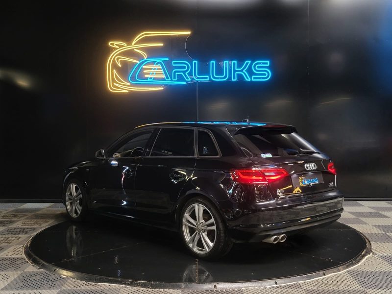 AUDI A3 SPORTBACK 2.0 TDi QUATTRO 184cv S LINE / 2EME MAIN / ENTRETIEN COMPLET / AIDE AU PARKING AR 