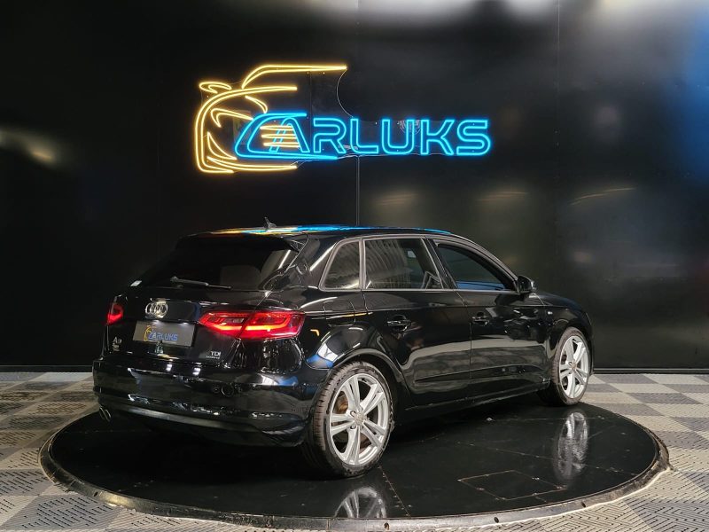 AUDI A3 SPORTBACK 2.0 TDi QUATTRO 184cv S LINE / 2EME MAIN / ENTRETIEN COMPLET / AIDE AU PARKING AR 