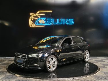 AUDI A3 SPORTBACK 2.0 TDi QUATTRO 184cv S LINE / 2EME MAIN / ENTRETIEN COMPLET / AIDE AU PARKING AR 