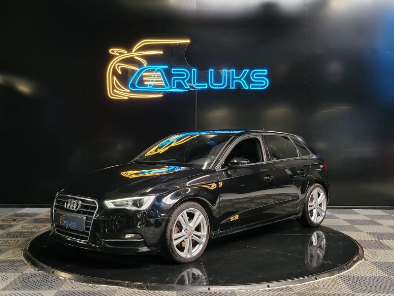AUDI A3 SPORTBACK 2.0 TDi QUATTRO 184cv S LINE / 2EME MAIN / ENTRETIEN COMPLET / AIDE AU PARKING AR 