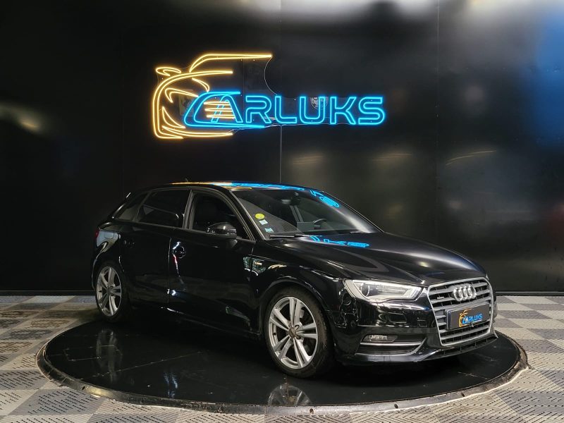 AUDI A3 SPORTBACK 2.0 TDi QUATTRO 184cv S LINE / 2EME MAIN / ENTRETIEN COMPLET / AIDE AU PARKING AR 