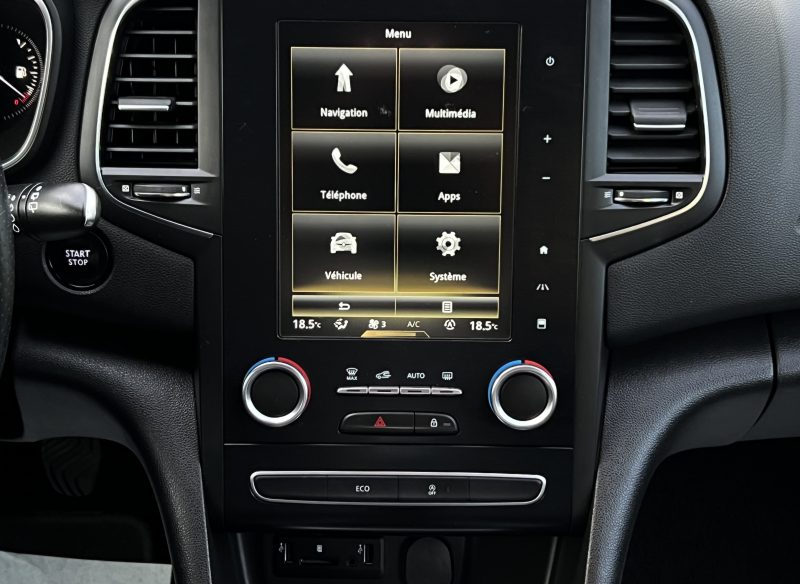 RENAULT MEGANE 4 IV GT LINE 1.6 DCI 130 Cv GRAND GPS TACTILE LEDS AMBIANCE CAMERA - GARANTIE 1 AN