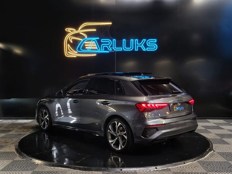 AUDI A3 SPORTBACK 35 TFSI 150cv S LINE / SUIVI AUDI / TOIT OUVRANT / CARPLAY SANS FIL / CAMERA DE RE