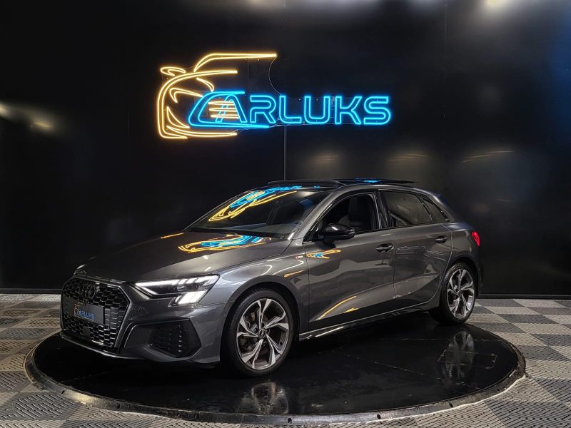 AUDI A3 SPORTBACK 35 TFSI 150cv S LINE / SUIVI AUDI / TOIT OUVRANT / CARPLAY SANS FIL / CAMERA DE RE