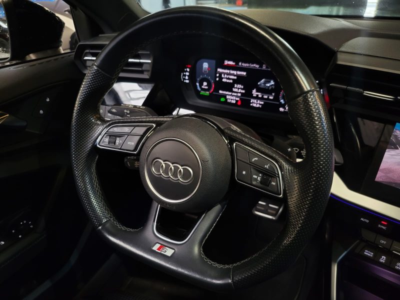 AUDI A3 SPORTBACK 35 TFSI 150cv S LINE / SUIVI AUDI / TOIT OUVRANT / CARPLAY SANS FIL / CAMERA DE RE