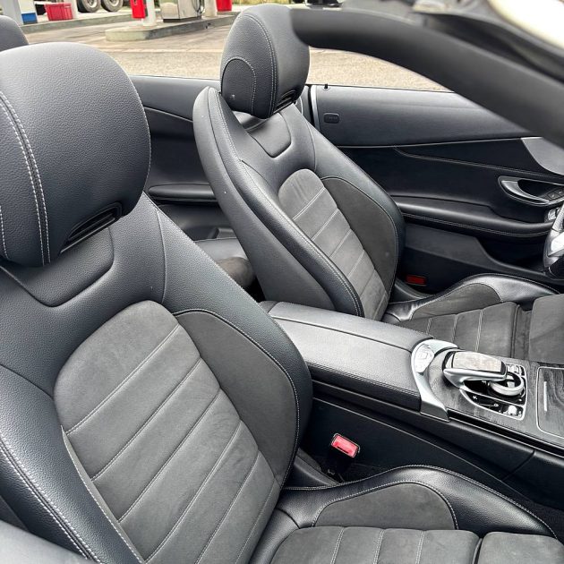 MERCEDES CLASSE C 220 CDI AMG LINE - Sieges chauffants ventilés - Camera - Alcantara- Grand Ecran e